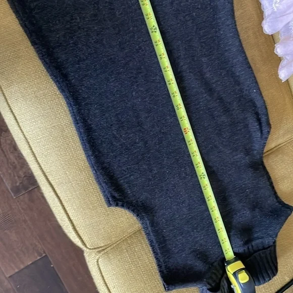 Lauren Ralph Lauren Maxi Dress Ribbed Turtle Neck Fitted Design Size M All Wool - Picture 14 of 16